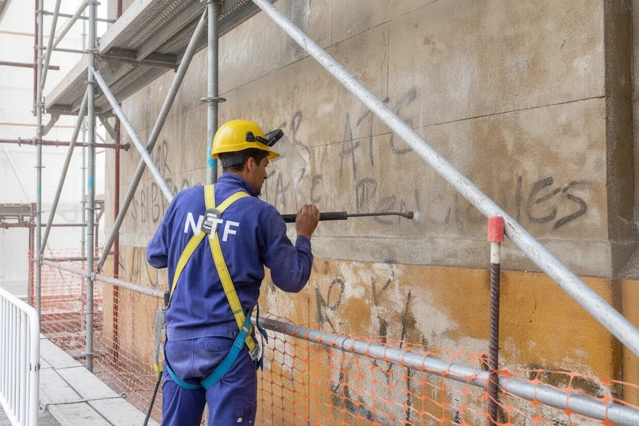 Nettoyage anti-graffiti à Seine-et-Marne